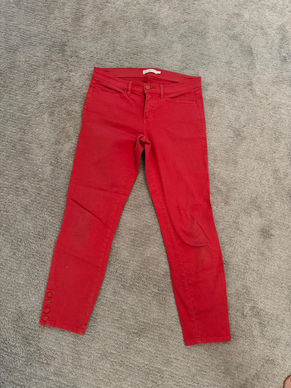 Women’s coral Skinny Jeans